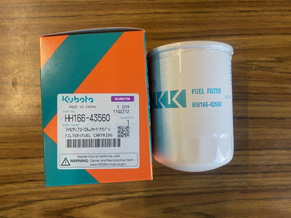 Kubota OEM Fuel Filter HH166-43560