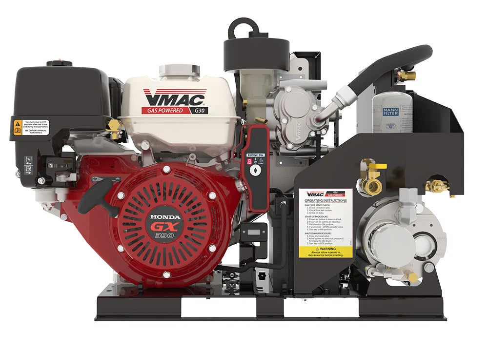 VMAC G30  ROTARY SCREW AIR COMPRESSOR 30 CFM HONDA POWERED