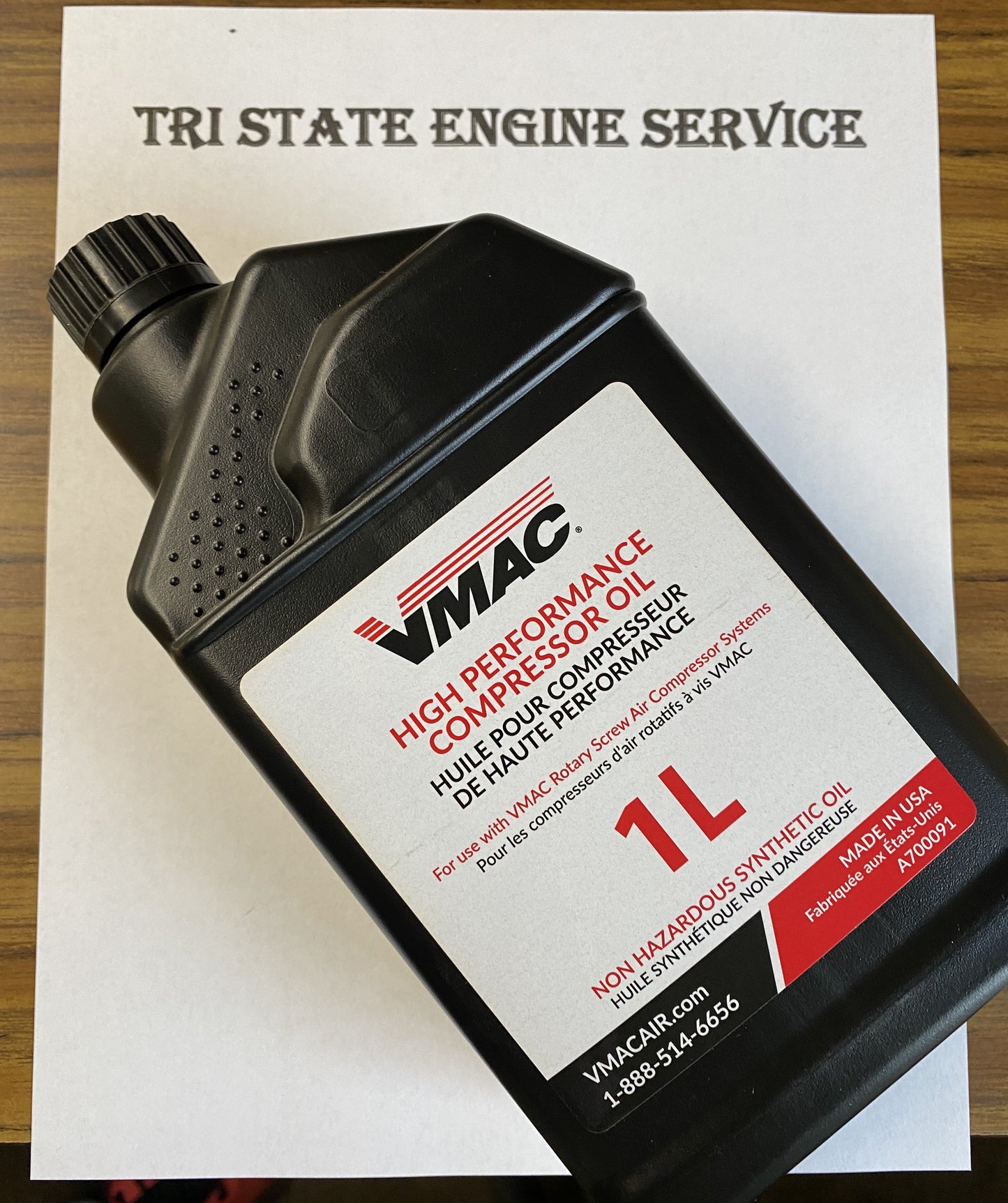 OEM VMAC Compressor Oil Quart Bottles